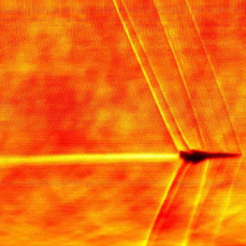 boom supersonic schlieren picture