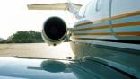 Business Jet with engine